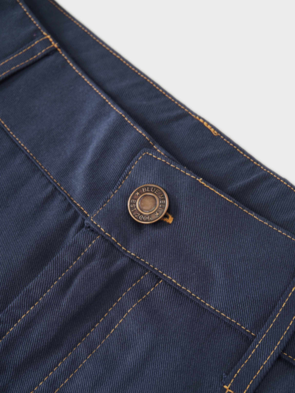 Lightweight A-Line Skirt-Navy