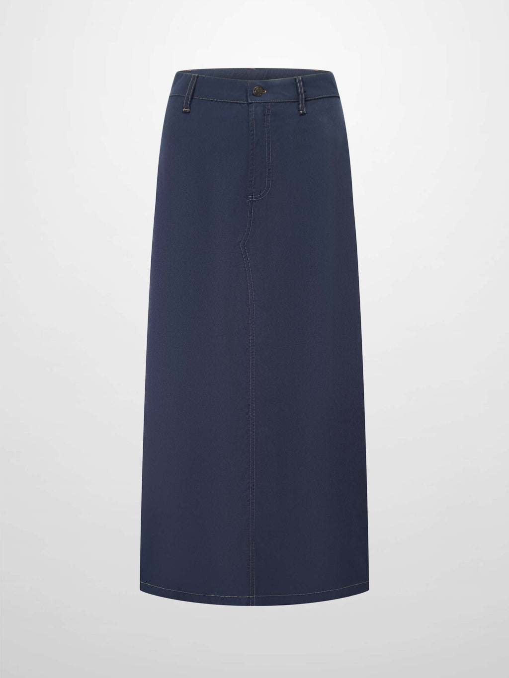 Lightweight A-Line Skirt-Navy