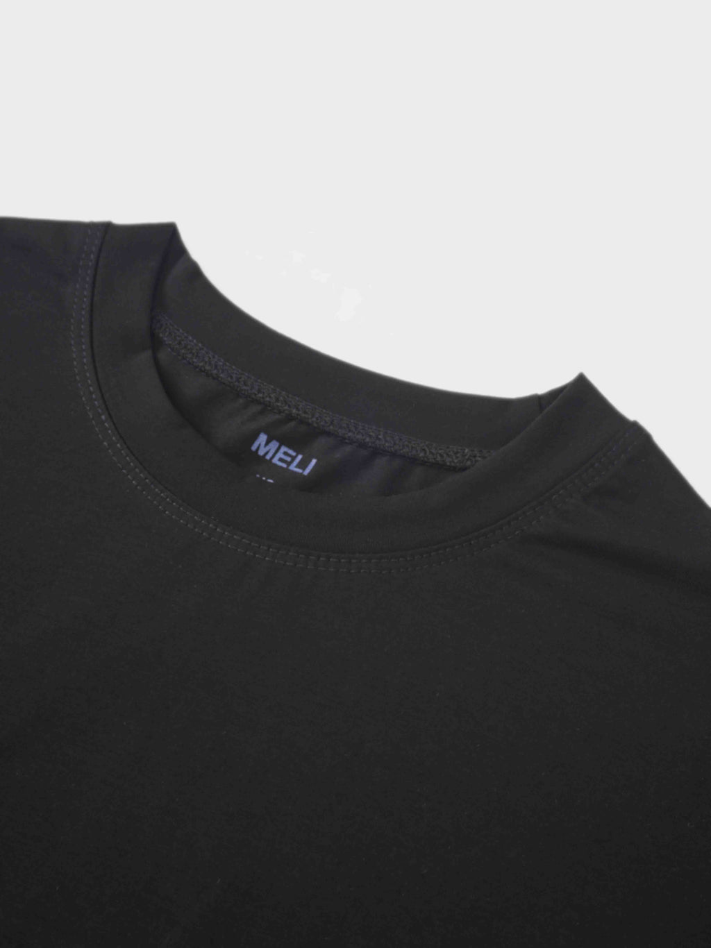 Cropped Boxy Tee-Black-4