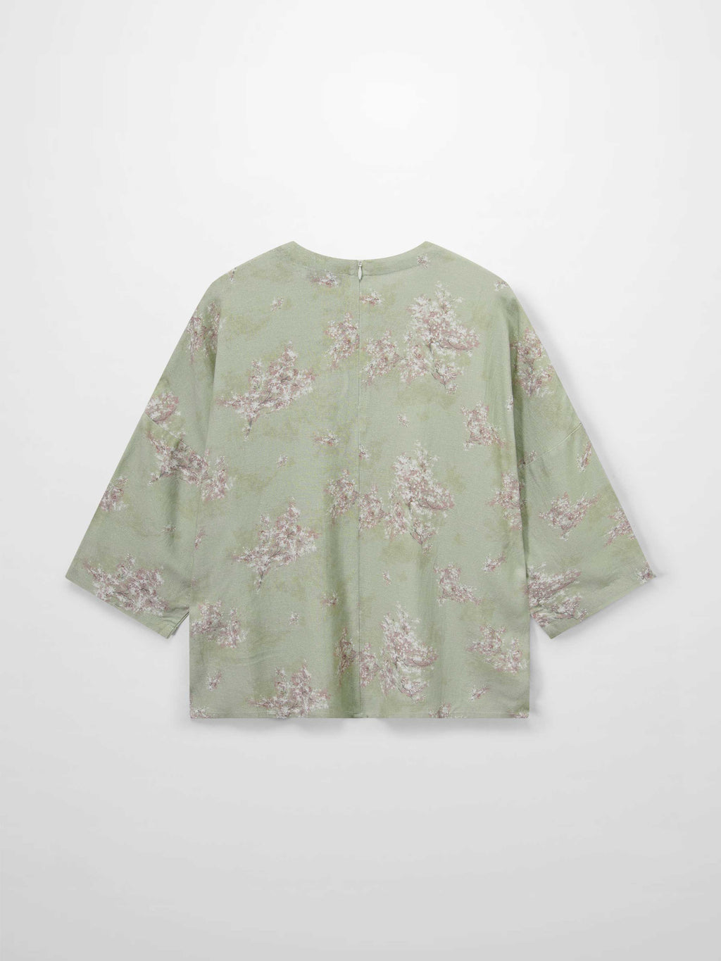 Linen Blend Crop Swing Top-Soft Floral-1