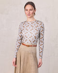 Basic Printed T-shirt-Geometric Design