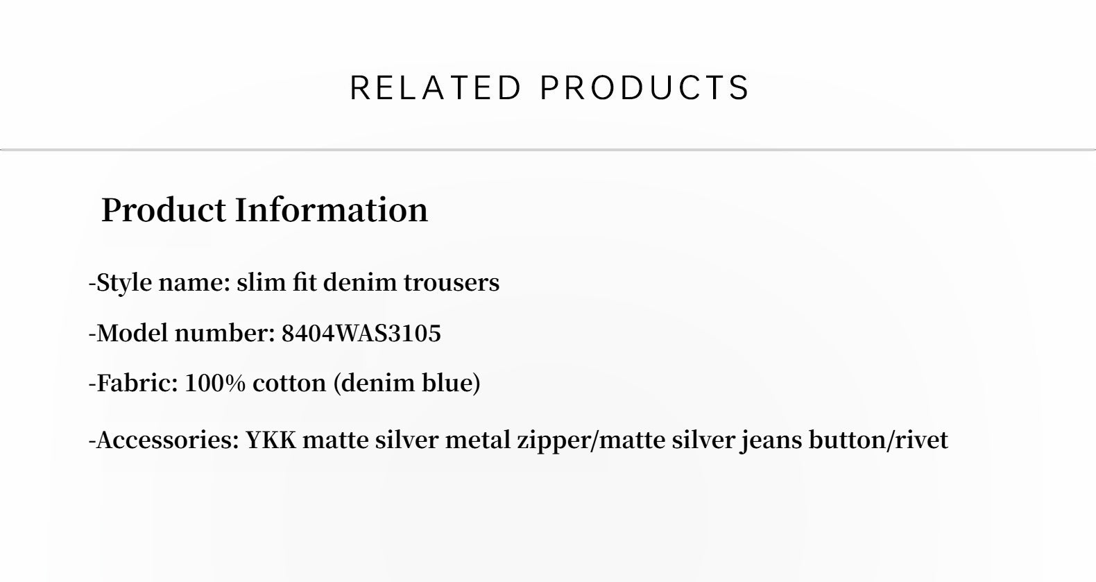 Washed Organic Cotton Slim Jeans
