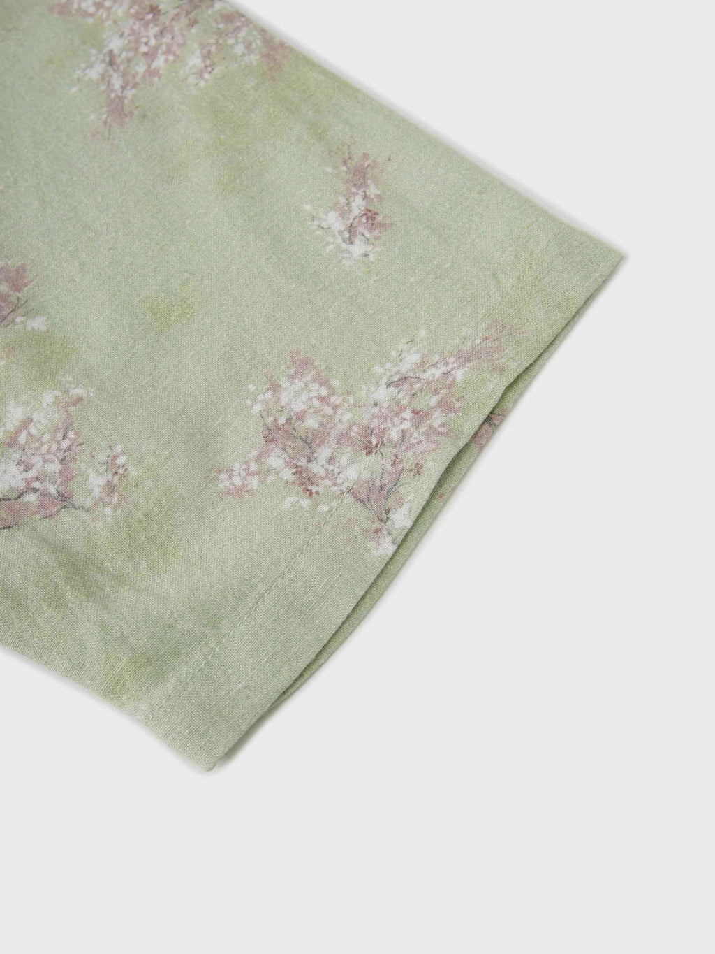 Linen Blend Crop Swing Top-Soft Floral-4