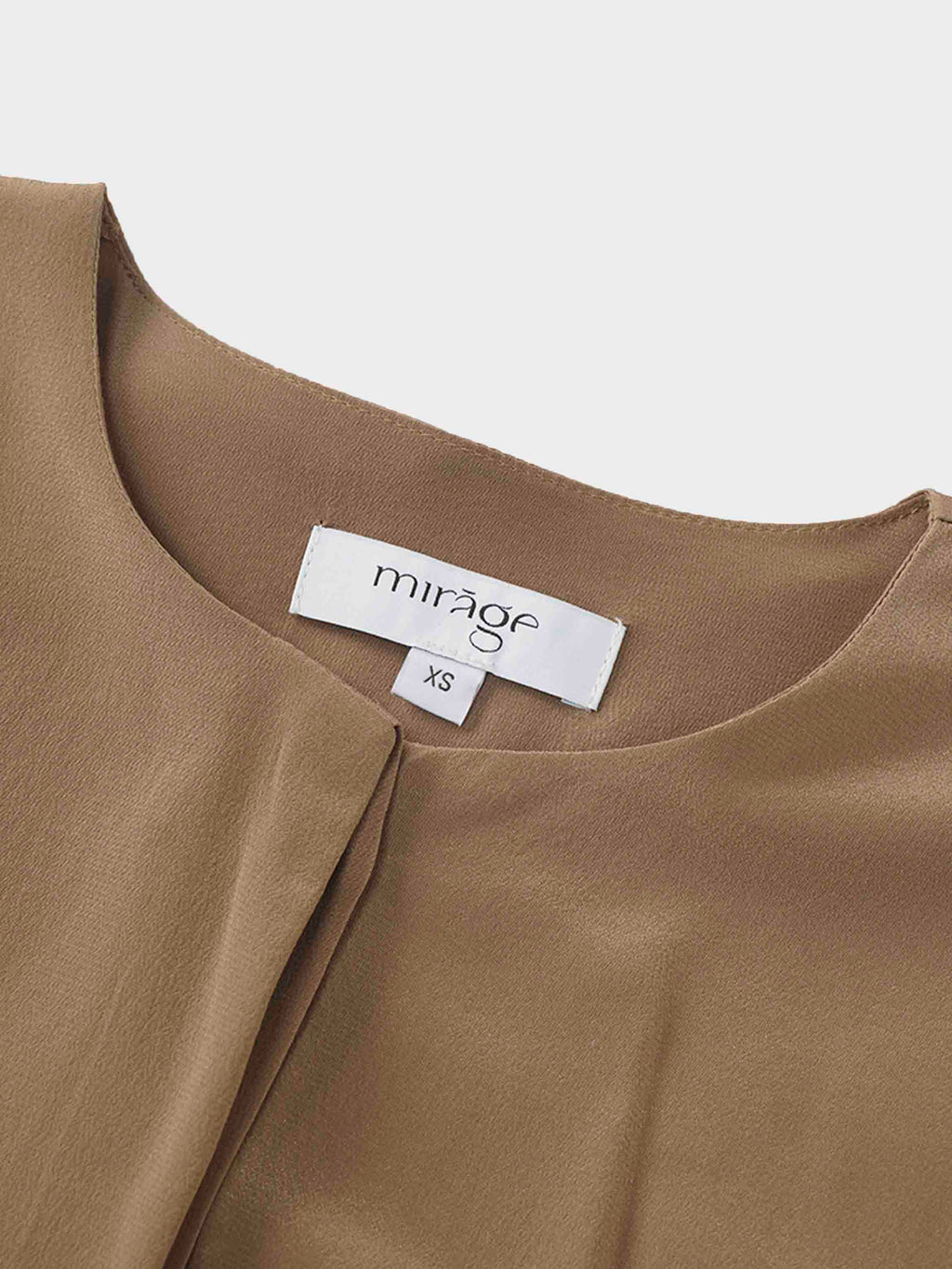 Silk Cape Blouse-Golden Olive-2