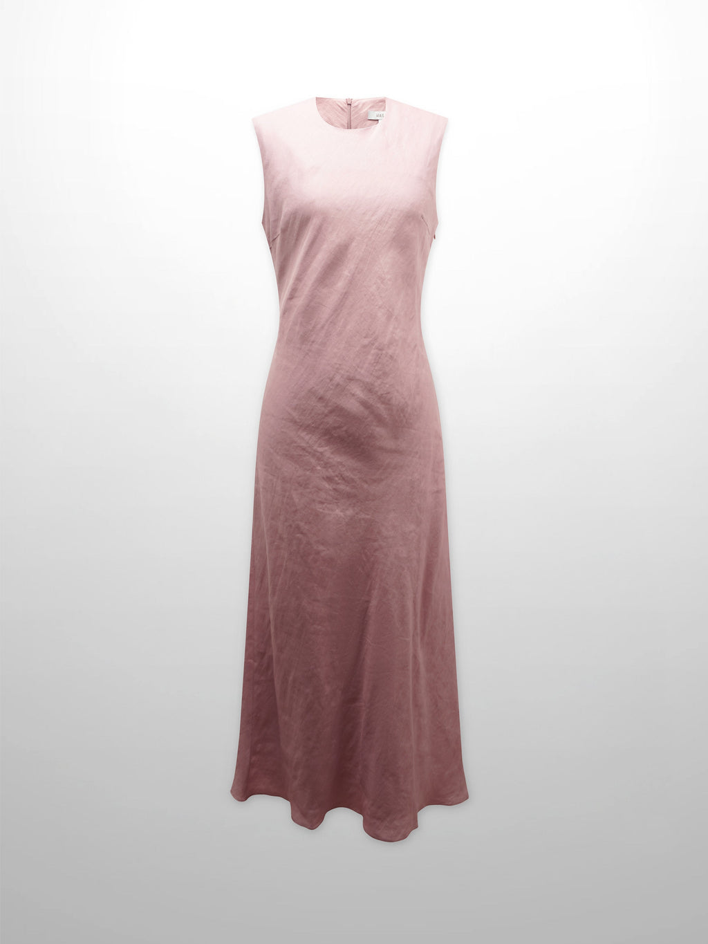 Linen A-Line Slip Dress-Blush-1