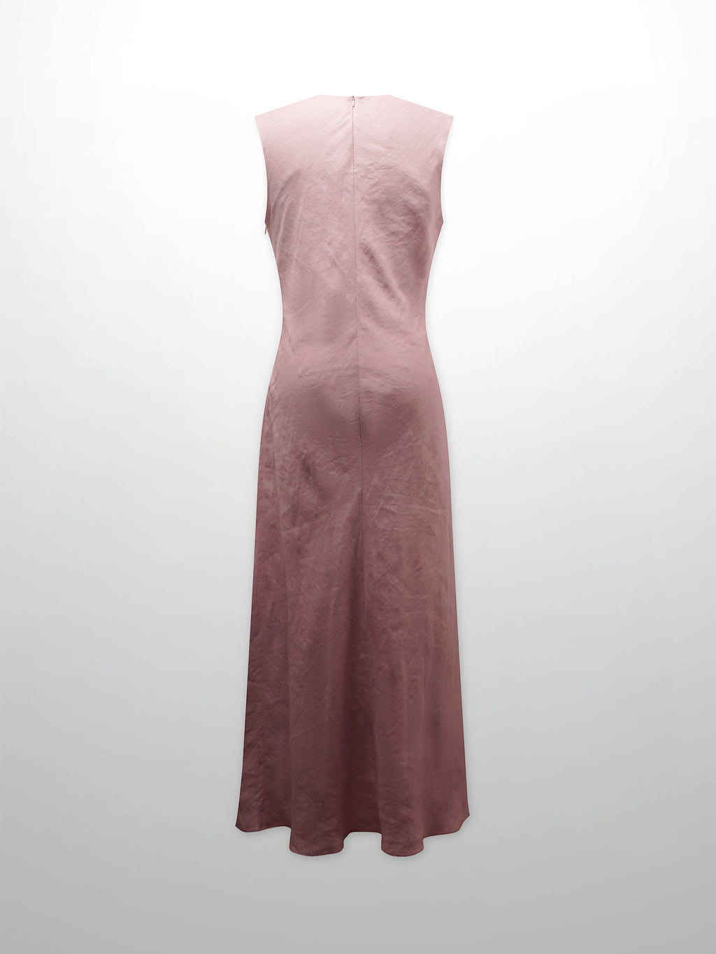 Linen A-Line Slip Dress-Blush-2
