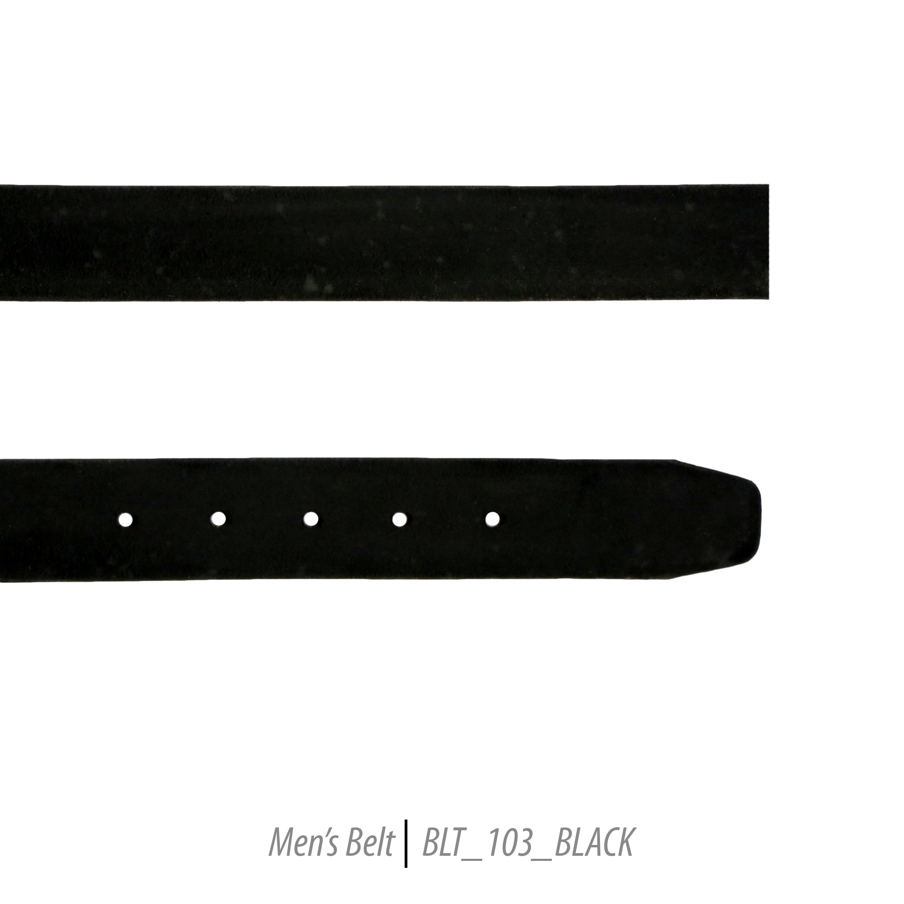 Essential Leather Belt – Black
