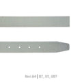 Essential Leather Belt – Grey