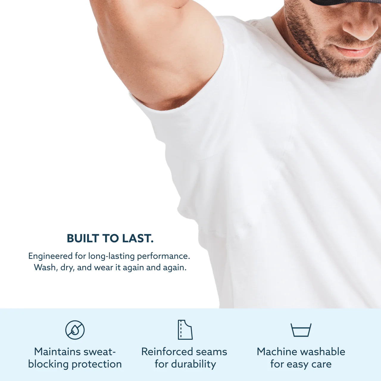 Men's Sweat Proof Undershirt