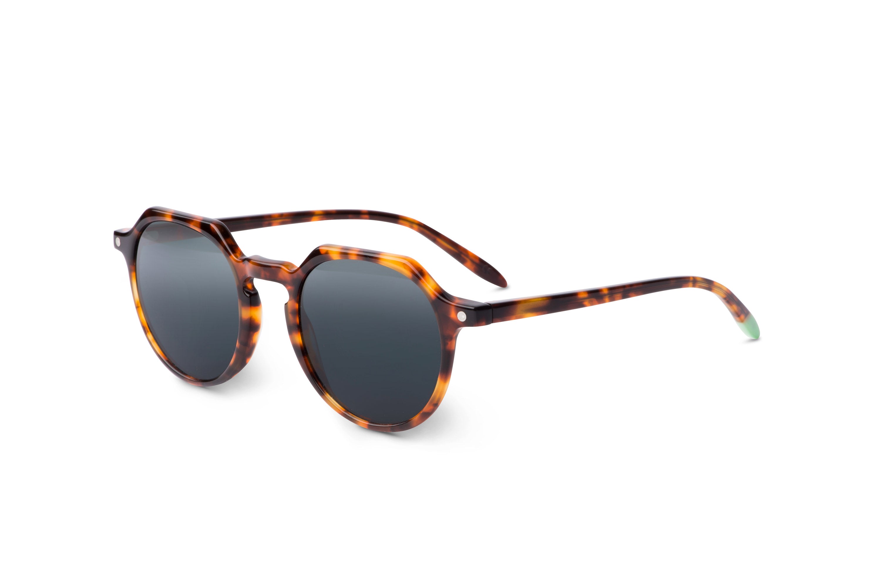 Wood-Frame Sunglasses — Chobe Tortoise