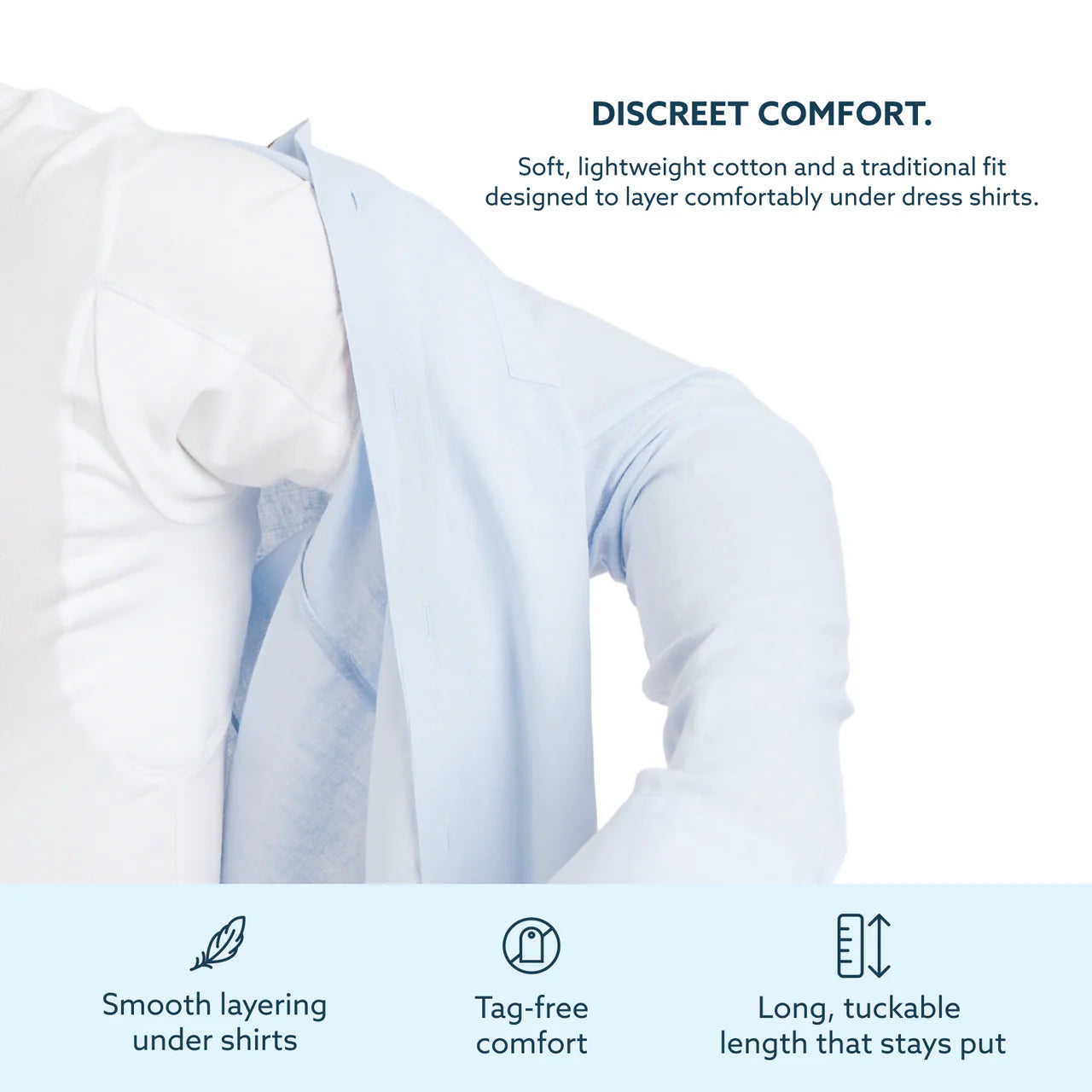 Men's Sweat Proof Undershirt