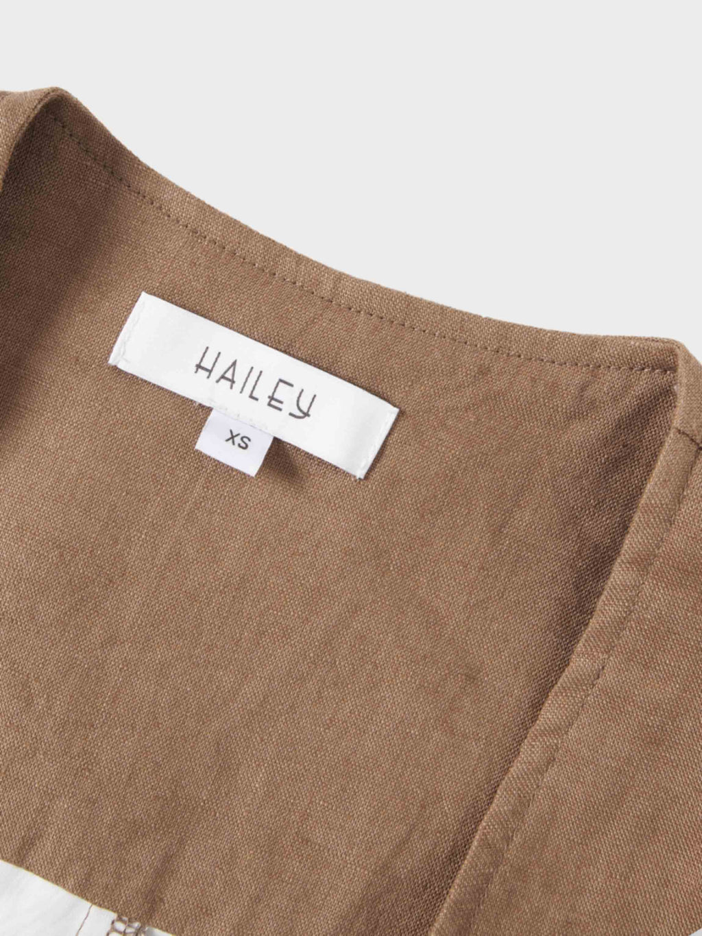 Silky Back Printed Blazer-Brown/Cream-2
