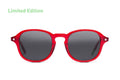 Wood-Frame Sunglasses — Poppy Red