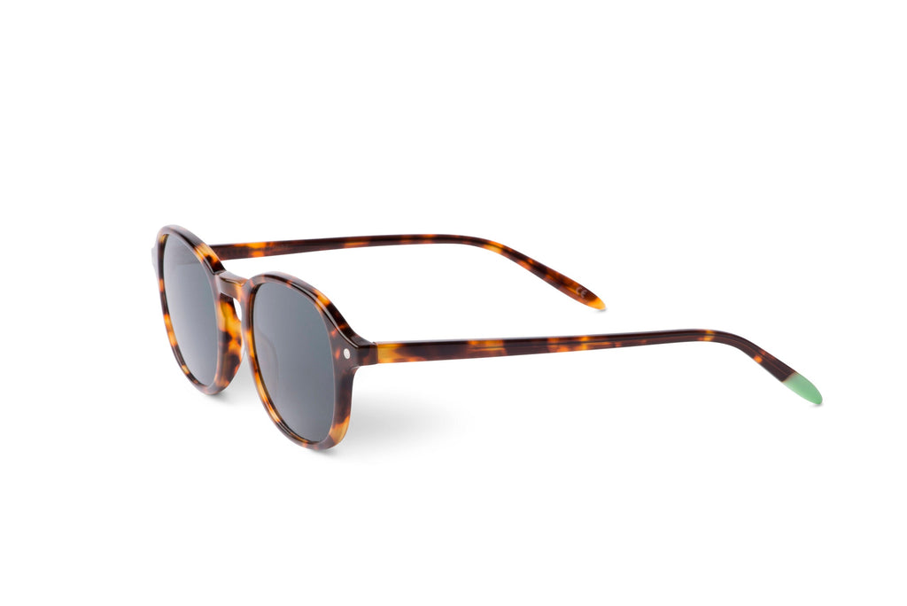 Wood-Frame Sunglasses — Tortoise
