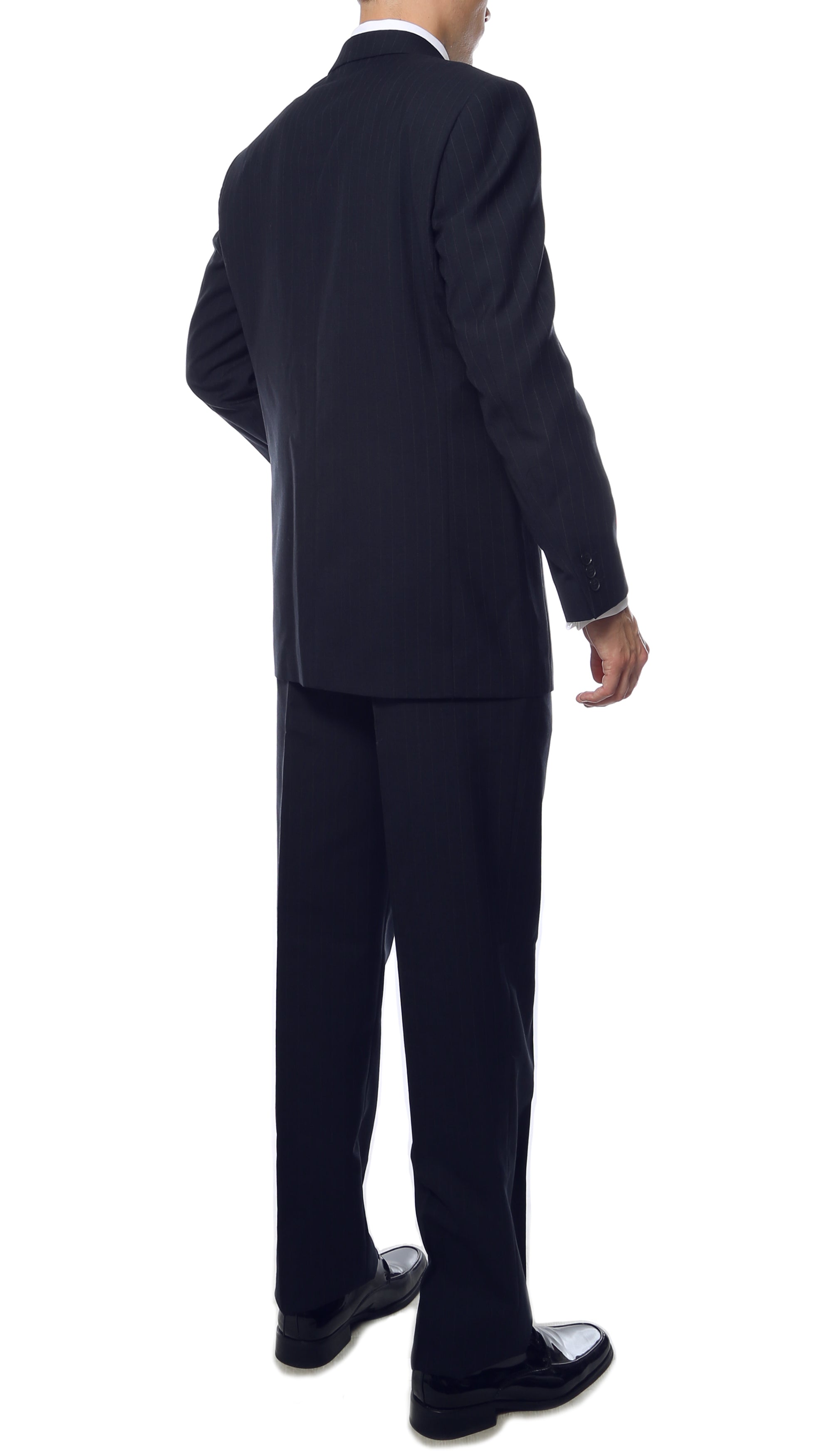 Ferrecci Aviator Men's 2-pc Poly Wool Suit-3