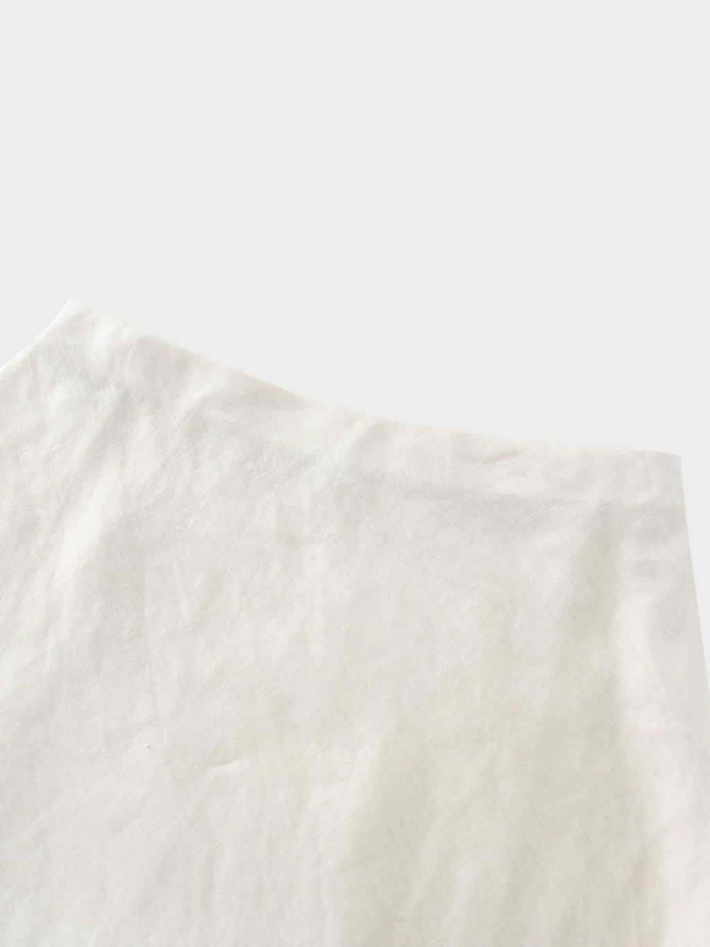 Linen Slip Skirt-Ecru-3
