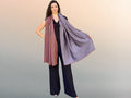 Rainbow Wool & Silk Striped Scarf