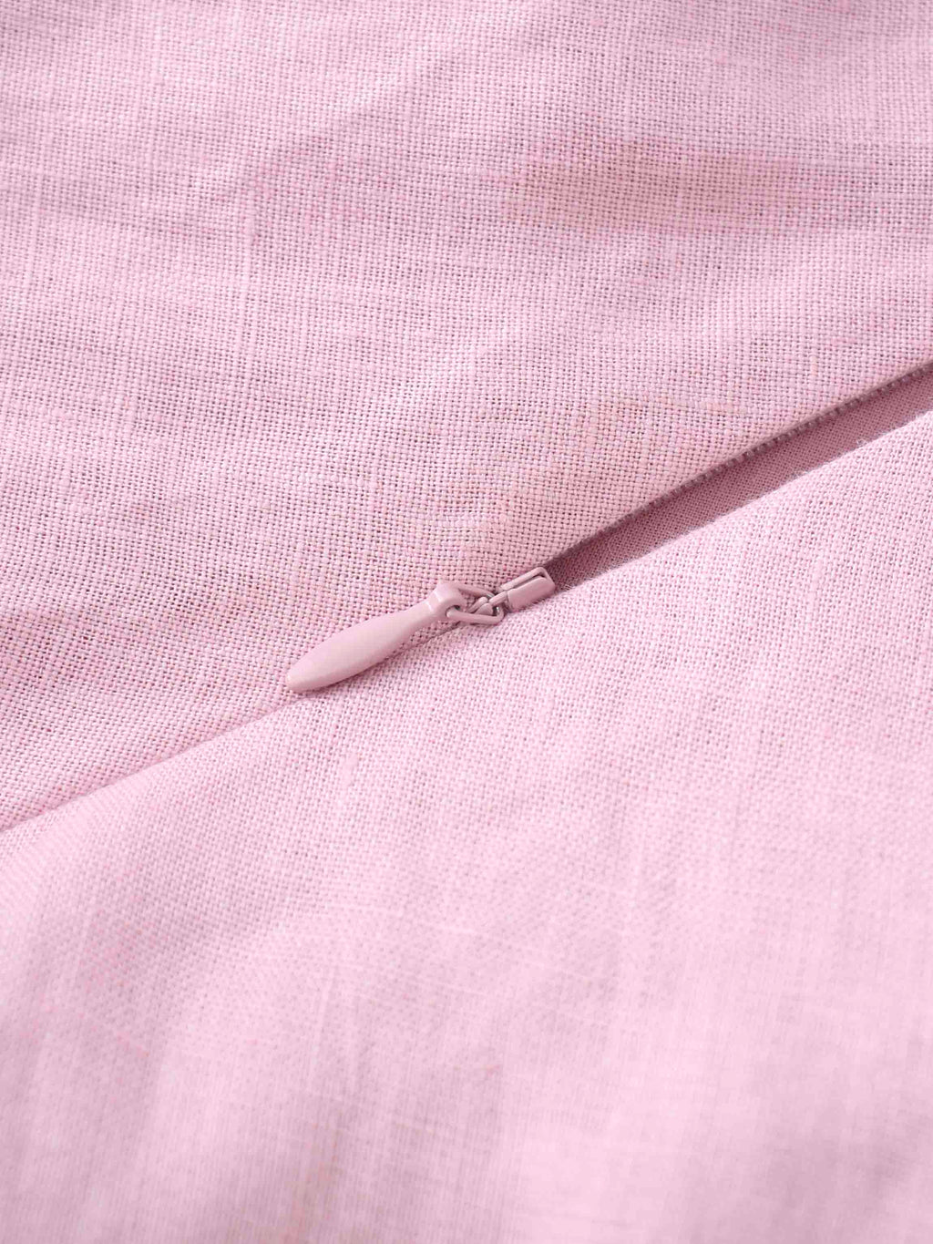 Linen A-Line Slip Dress-Blush-4