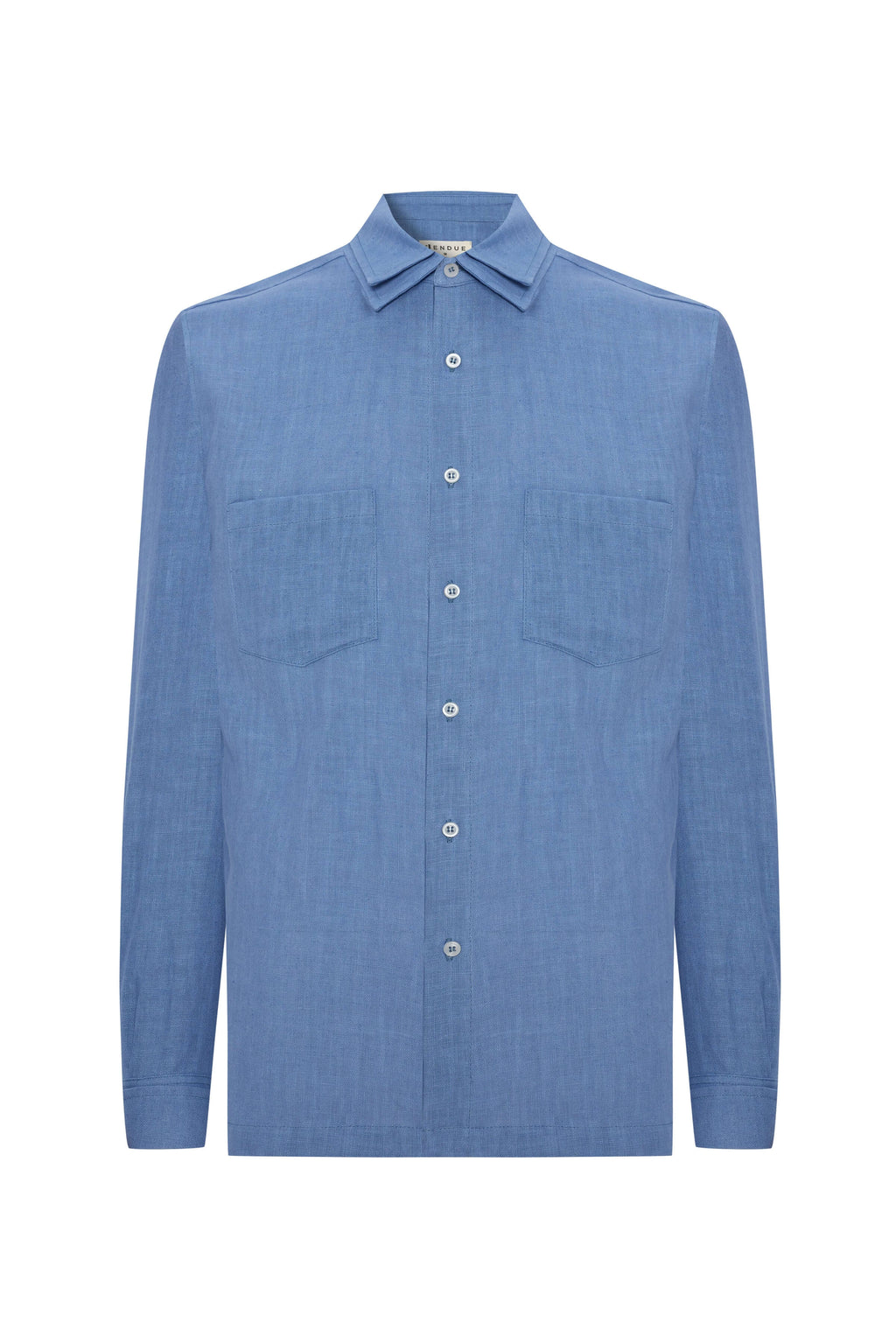 Lucia Denim Linen Shirt — Relaxed Fit