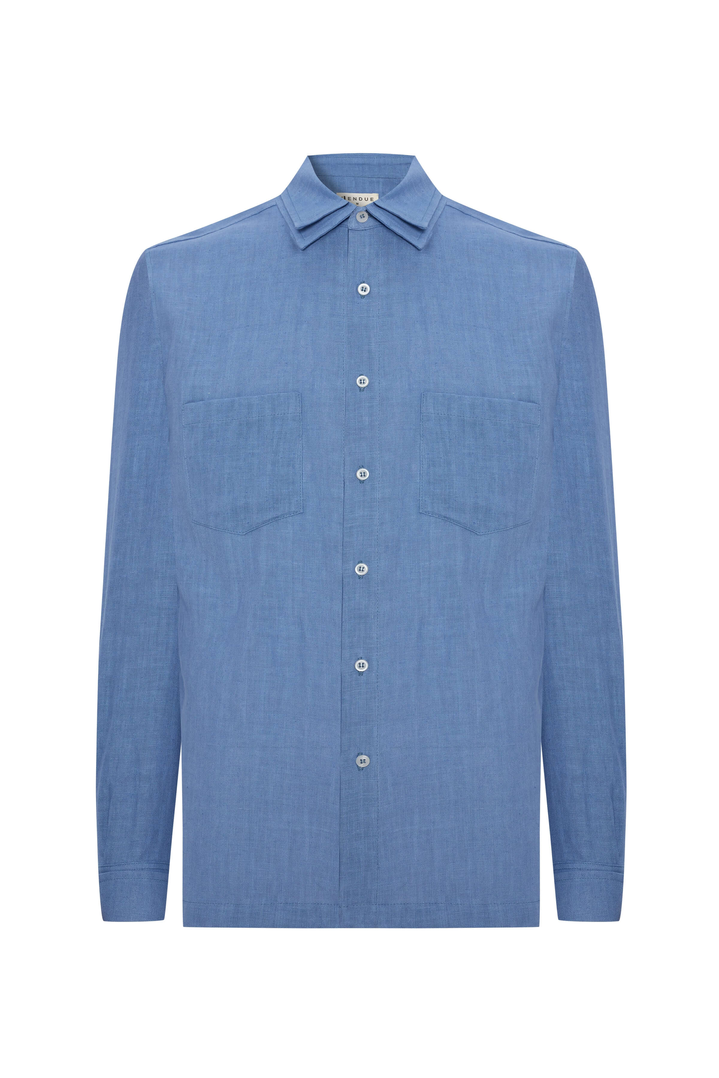 Lucia Denim Linen Shirt — Relaxed Fit
