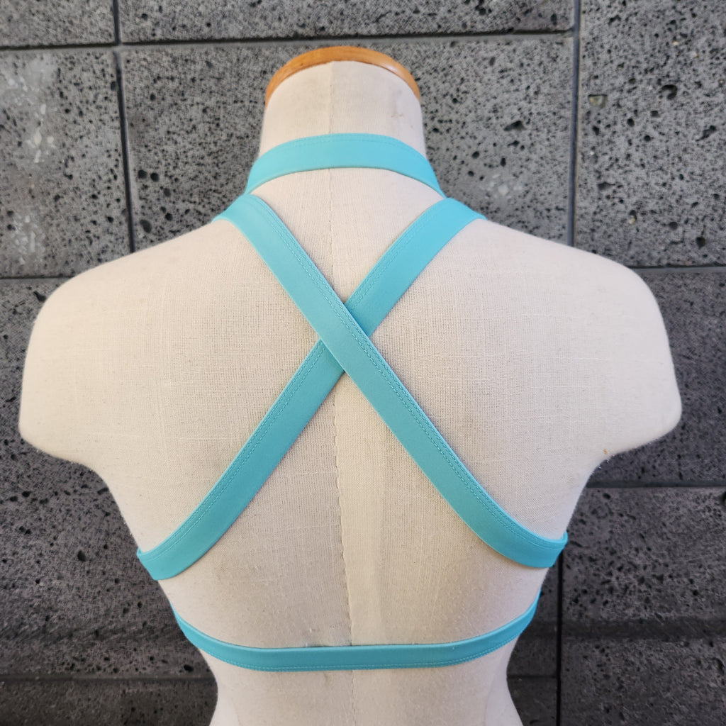 Zig-Zag Piped Triangle Bikini Top