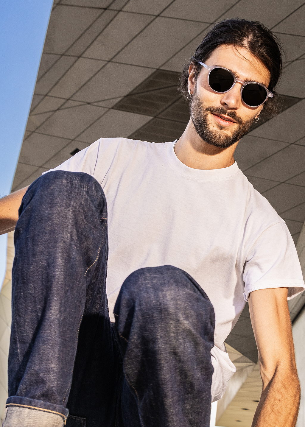 Bamboo-Frame Sunglasses — Melati