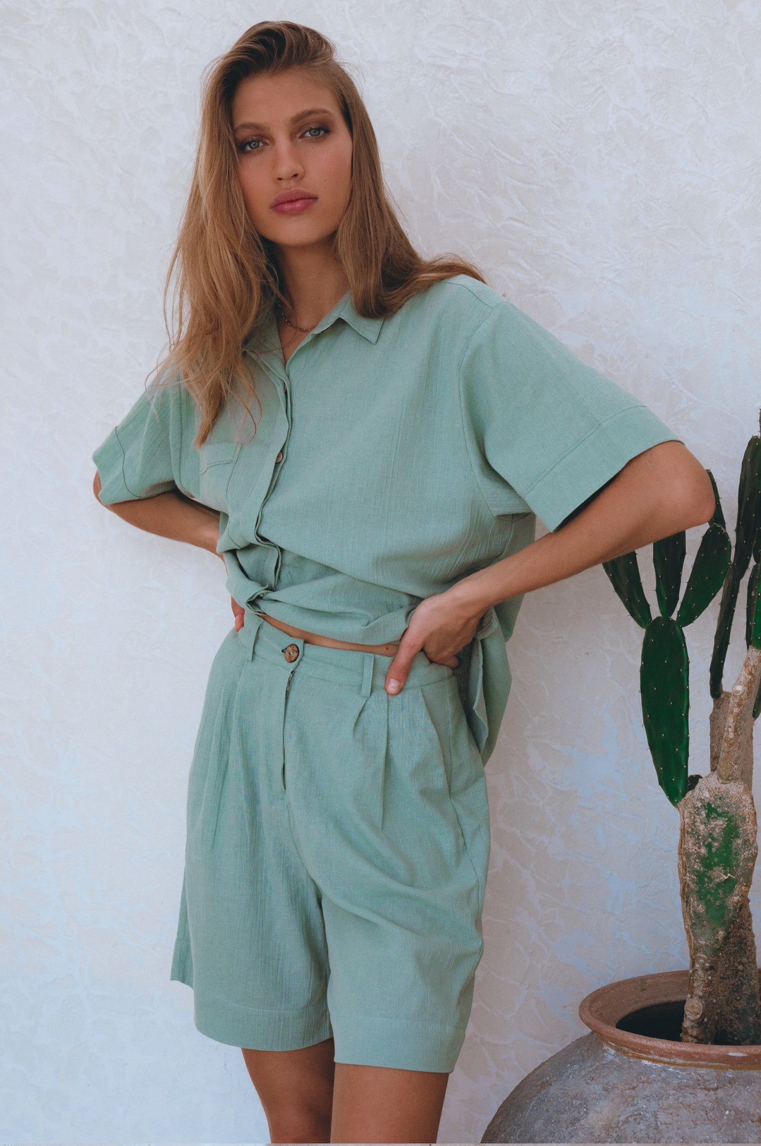 Mykonos Linen Shorts