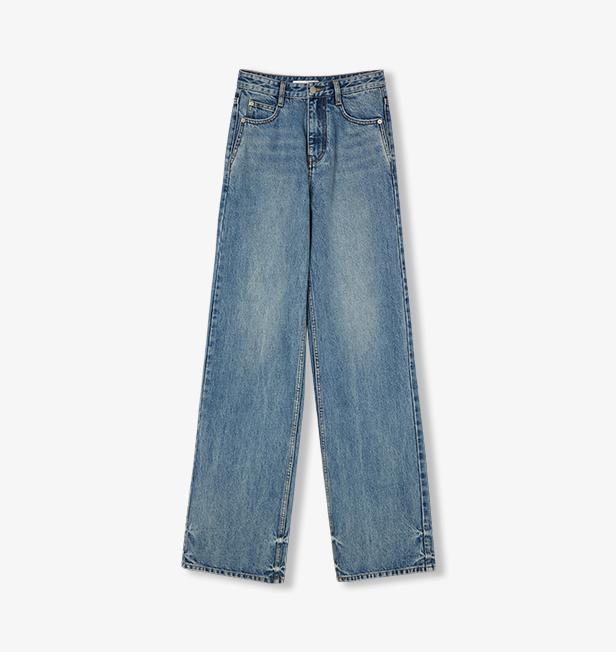 Washed Organic Cotton Slim Jeans