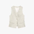 Old-Money Linen Vest & Trouser Suit