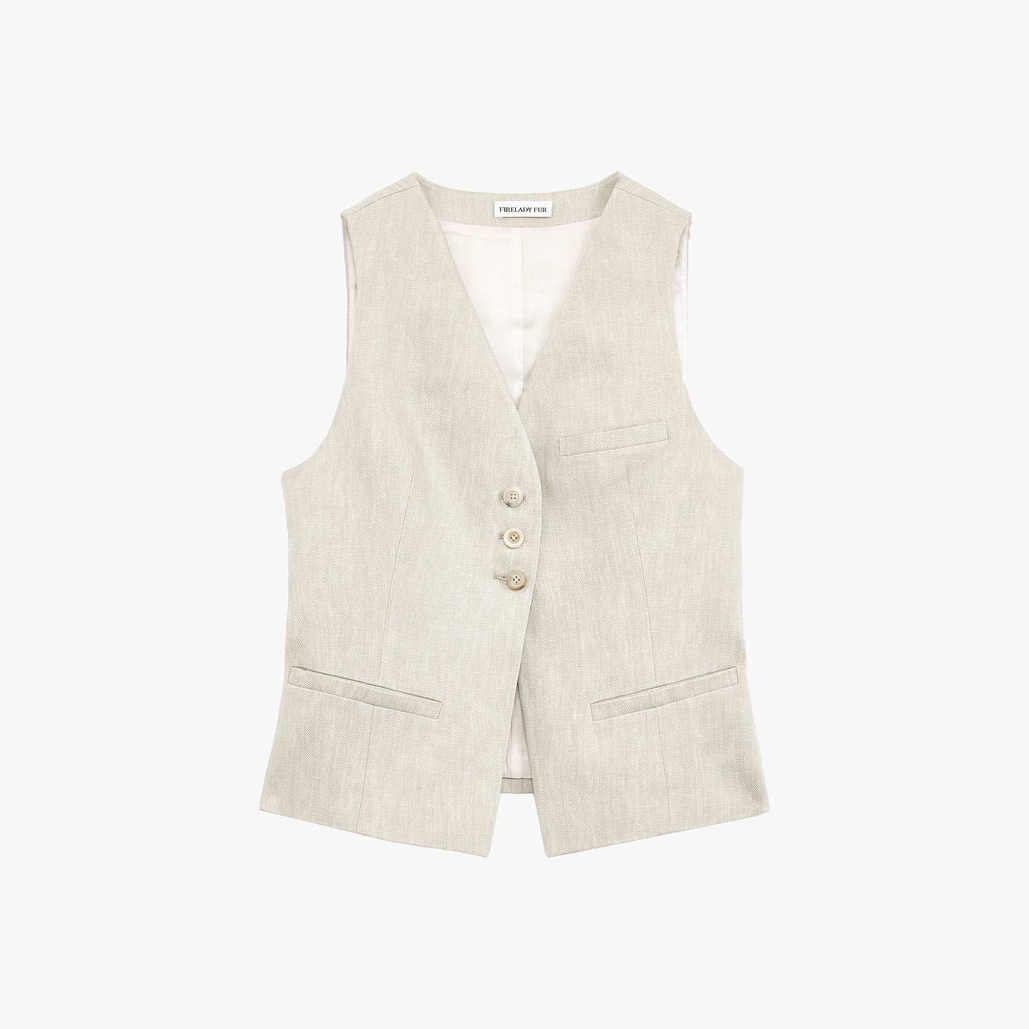 Old-Money Linen Vest & Trouser Suit