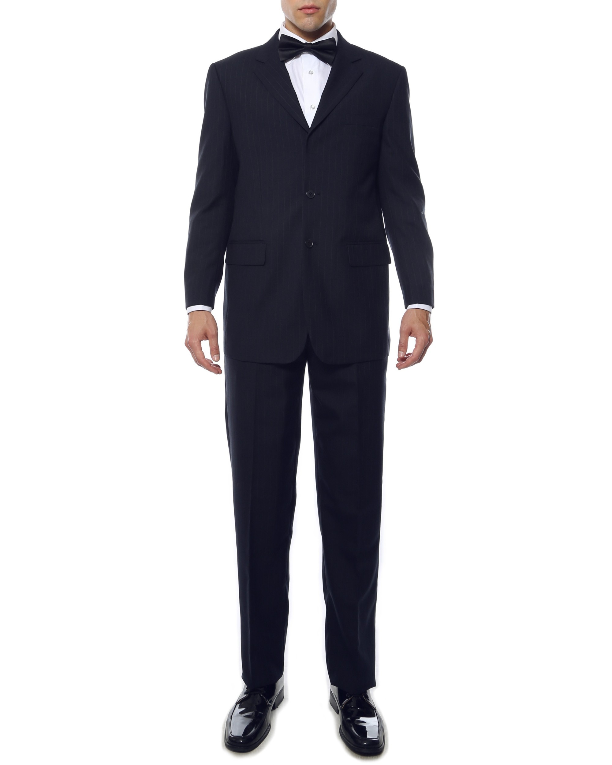 Ferrecci Aviator Men's 2-pc Poly Wool Suit-0