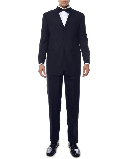 Ferrecci Aviator Men's 2-pc Poly Wool Suit-0