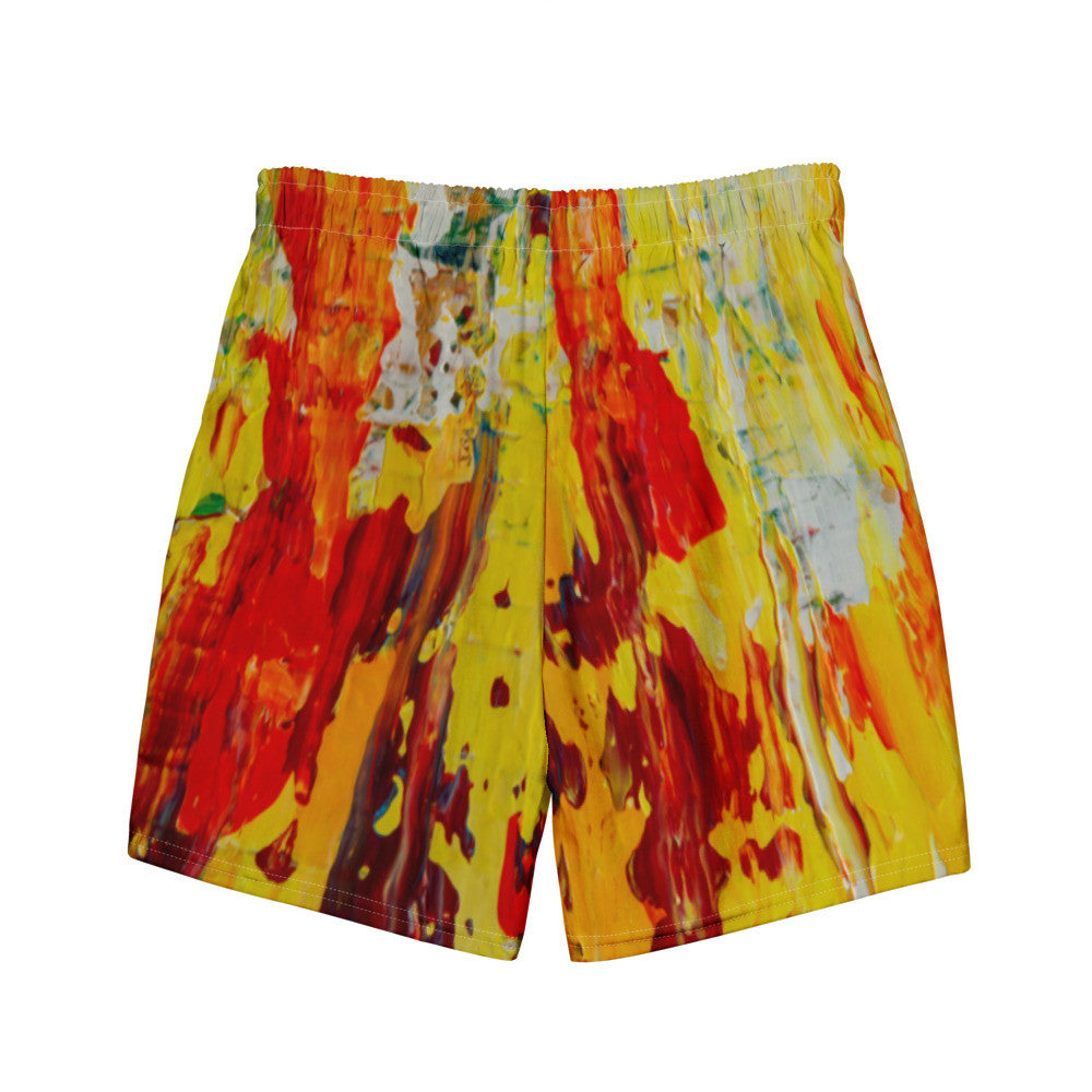 Color-Block Men's Swim Trunks