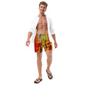 Color-Block Men's Swim Trunks
