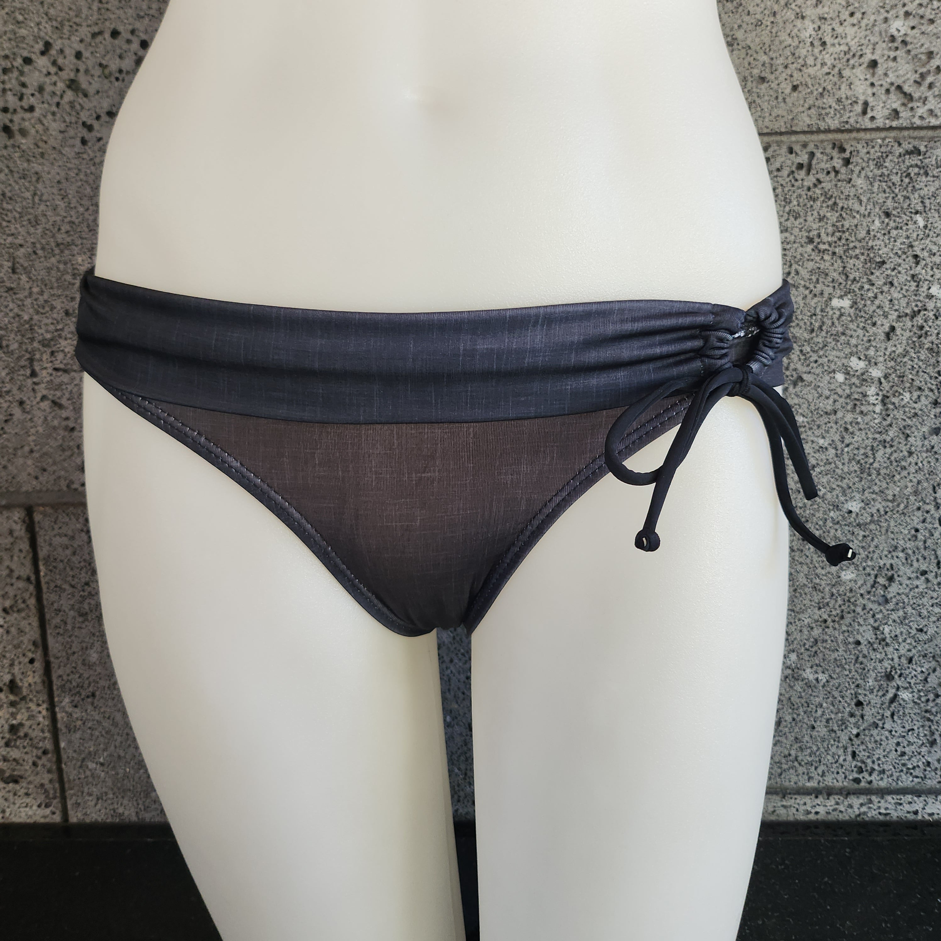 Folded-Over Linen Top