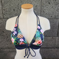 Pine and Flower Keyhole Front Banded Chest