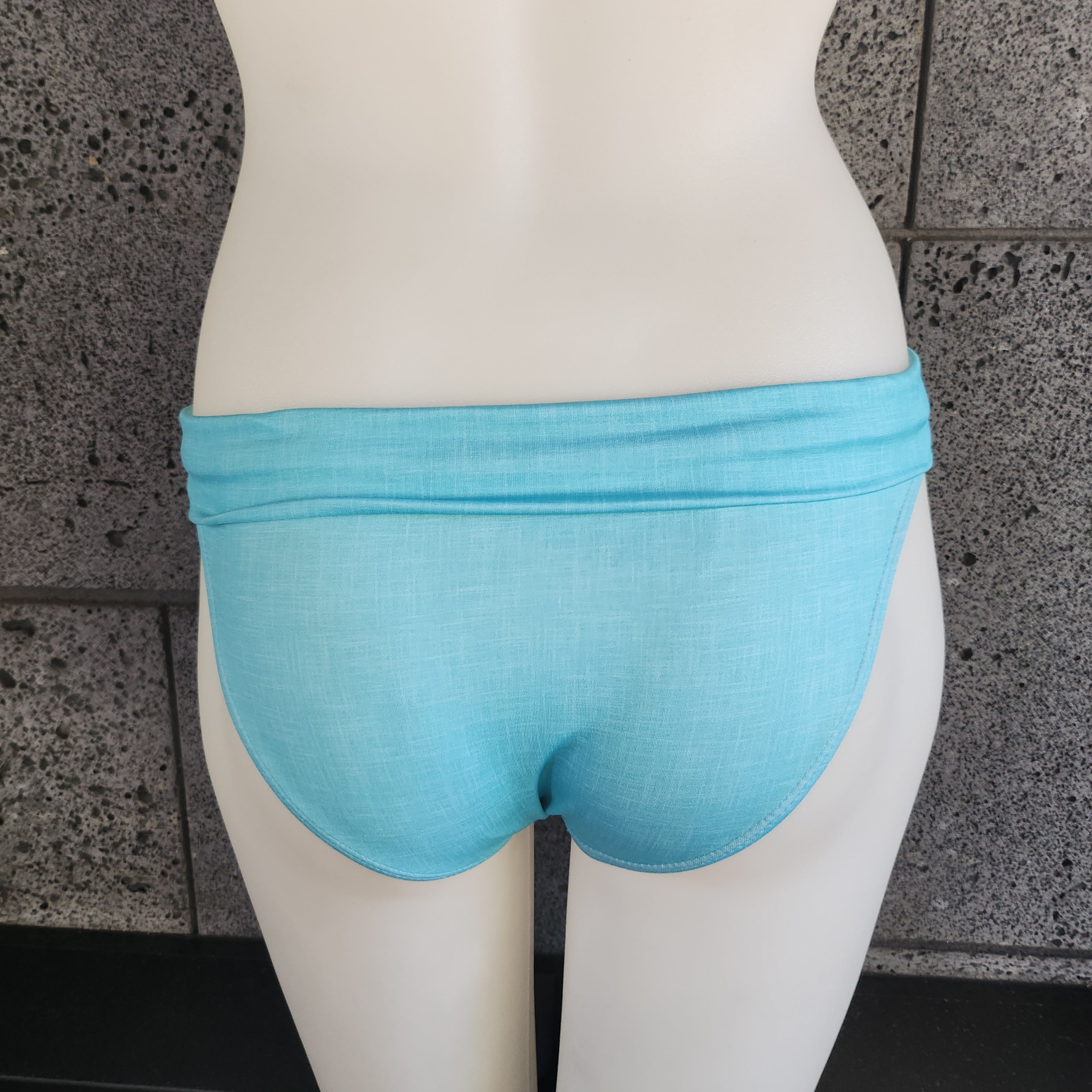 Folded-Over Linen Top